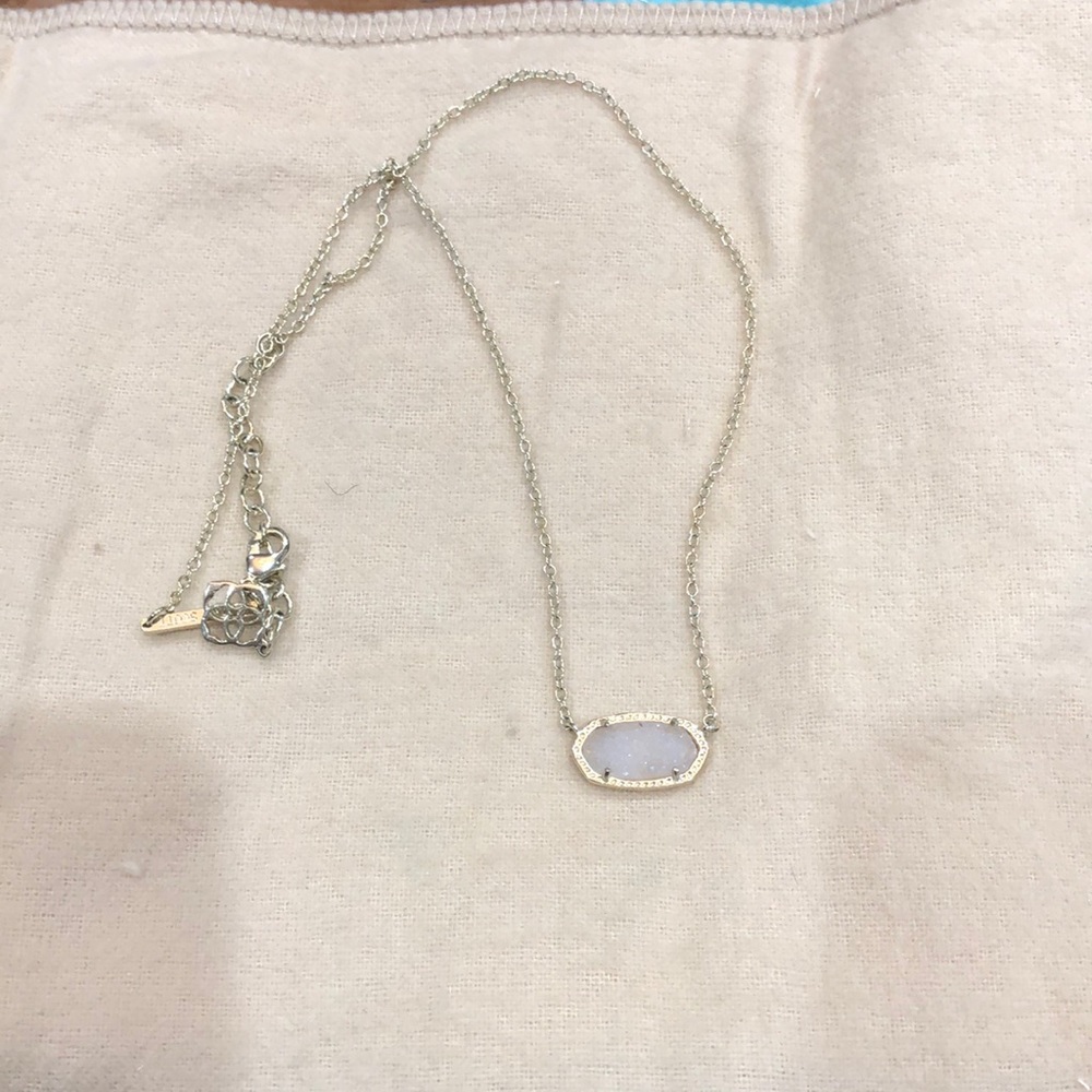 Kendra scott drusy necklace